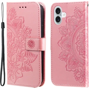 iPhone 16 Plus Çizilmez Deri Cüzdan Standlı Telefon Kapağı (Yurt Dışından)