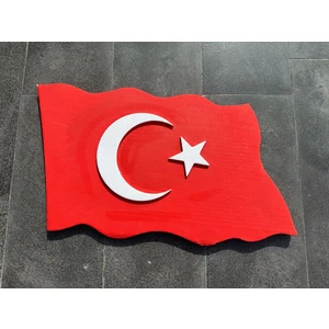 Aren Design Design Strafor Türk Bayrağı 80X55  cm