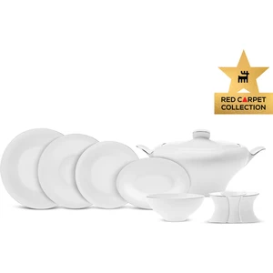 Red Carpet Collection Fine Pearl Extra Argento 62 Parça 12 Kişilik Yemek Takımı Platin