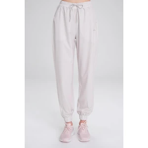Active Lastikli Paça Ekru Jogger Spor Pantolonu Eşofman Altı Act-1