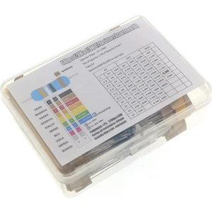 Kutulu 600 Parça Direnç Seti  10OHM / 1mohm 30 Farklı Tip 20şer Adet Metal Film Dip Direnç 1% 1/4W Elektronik Devre Prototip Hobi
