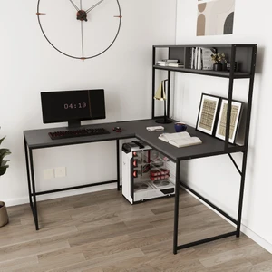 Cornermaster Raflı L Köşe Çalışma Masası