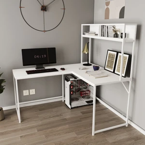 Cornermaster Raflı L Köşe Çalışma Masası