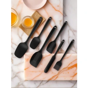 6'lı Yanmaz Yapışmaz Silikon Spatula Seti