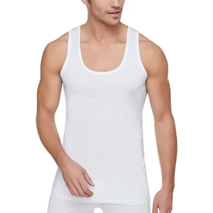 Erkek Beyaz Renk  Pamuklu Atlet Tekli Paket