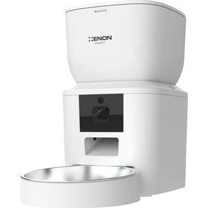 Xenon Smart Akıllı Otomatik Kedi Köpek Mama Kabı FHD Gece Görüş Kameralı Paslanmaz Çelik Kaseli Evcil Hayvan Besleyici X8604