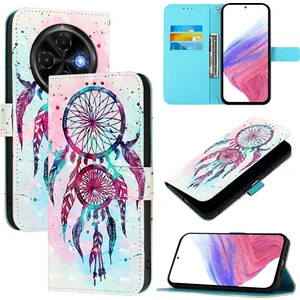 Tecno Spark 30C Renkli Damla Rüzgar Çanları Için 3D Boyama Pu Kılıf (Yurt Dışından)