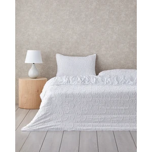 English Home Dainty Bloom Kesmeli Tek Kişilik Yatak Örtüsü Takımı 160 x 220  cm  Beyaz