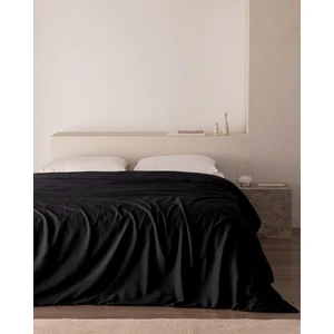 Madame Coco Ciel Tek Kişilik  Pamuk Saten Nevresim - Siyah