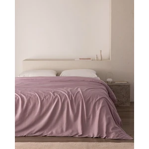 Madame Coco Ciel Tek Kişilik  Pamuk Saten Nevresim - Açık Mürdüm