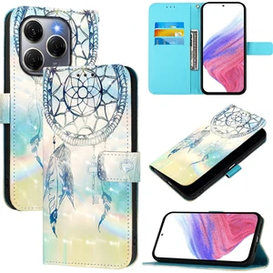 Tecno Spark 20 Pro 5g Rüya Rüzgar Çanları Için 3D Boyama Pu Kılıf (Yurt Dışından)