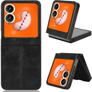 Infinix Zero Flip Siyah Için Inek Desenli Telefon Kılıfı (Yurt Dışından)