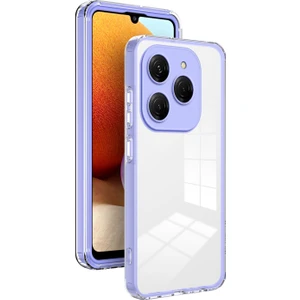 Tecno Spark 20 Pro Mor Için Tpu + Pc Telefon Kılıfı (Yurt Dışından)