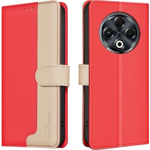Tecno Spark 30 4g Kırmızı Için Rfıd Deri Kılıf (Yurt Dışından)