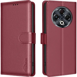 Tecno Spark 30 4g Kırmızı Için Litchi Pu Kılıf (Yurt Dışından)