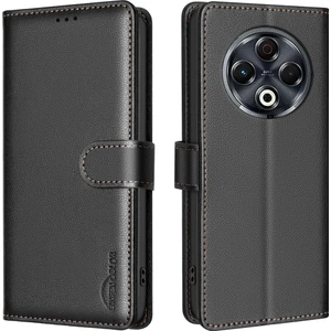 Tecno Spark 30 4g Siyah Için Litchi Pu Kılıf (Yurt Dışından)