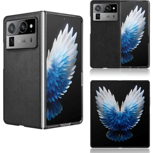 Tecno Phantom V Fold2 Siyah Için Litchi Texture Telefon Kılıfı (Yurt Dışından)
