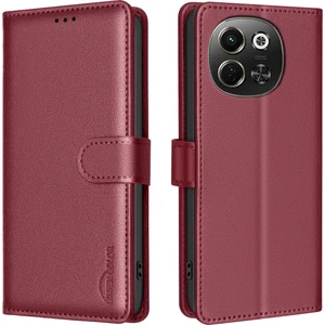 Tecno Pova 6 Neo 5g / Spark 30 5g Kırmızı Için Litchi Pu Kılıf (Yurt Dışından)