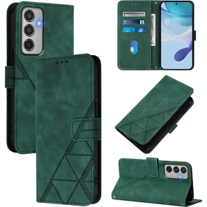 Samsung Galaxy M35 Koyu Yeşil Için Crossbody Deri Kılıf (Yurt Dışından)