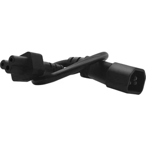 Iec 320 C14 Erkek Fiş - C5 Dişi Adaptör Kablosu Iec 3 Pin Erkek - C5 Micky, Pdu Ups Güç Dönüştürücü Kablosu (0,3 M) (Yurt Dışından)