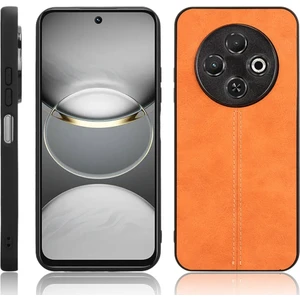 Tecno Spark 30C Turuncu Için Inek Desenli Dikiş Telefon Kılıfı (Yurt Dışından)