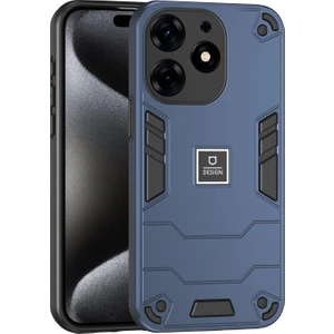 Tecno Spark 10 Pro Blue Için 2'si 1 Arada Darbeye Dayanıklı Telefon Kılıfı (Yurt Dışından)