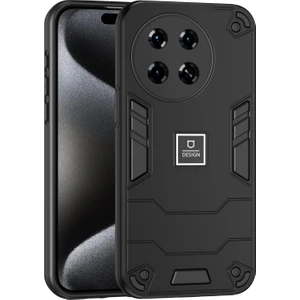Tecno Spark 20 Pro+ Siyah Için 2'si 1 Arada Darbeye Dayanıklı Telefon Kılıfı (Yurt Dışından)