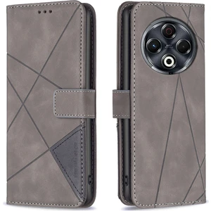 BF05 Tecno Spark 30 4g Gri Için Deri Kılıf (Yurt Dışından)