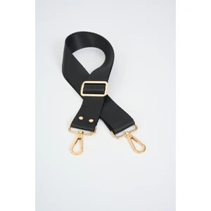 Mute Bag Black Siyah Çanta Sapı Ayarlanabilir Gold Detaylı (Polyester) 110 cm G:4 cm