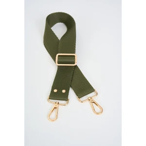 Mute Bag Matcha Koyu Yeşil Çanta Sapı Ayarlanabilir Gold Detaylı (Polyester) 110 cm G:4 cm