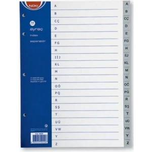 Seperatör A-Z Gri - 2 Adet