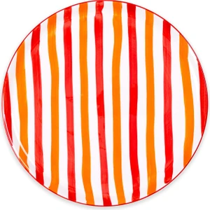 The Mia Joy Servis Tabağı Kırmızı 30 cm