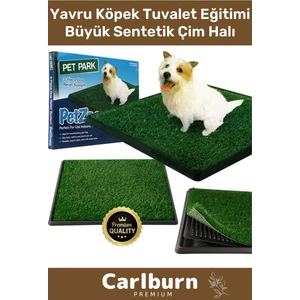 3 Tabakalı Kolay Temizlenir Evcil Hayvan Yavru Köpek Tuvalet Eğitimi Büyük Sentetik Çim Halı