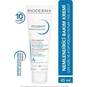 Atoderm Intensive Balm Atopi Eğilimli Ciltler İçin Seyahat Boy Nemlendirici ve Onarıcı Krem 45 ml