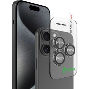 Buddıes Iphone 16 Pro / 16 Pro Max Uyumlu Kamera Lens Koruyucu (BLACK)