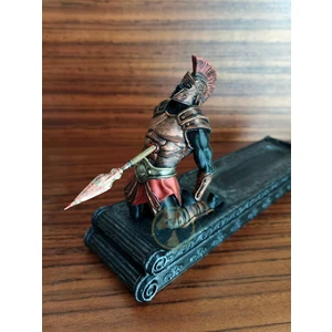Yaralı Roma Askeri Tütsülük – El Boyama 3D Baskı Figür (13 cm | 30,5 cm Tütsülük)