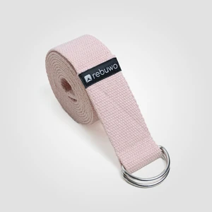 Pastel Pembe Yoga Kemeri, Doğal Pamuk 184 Cm,yoga ve Pilates Için Ideal, Pastel Pink Cotton Yoga Strap