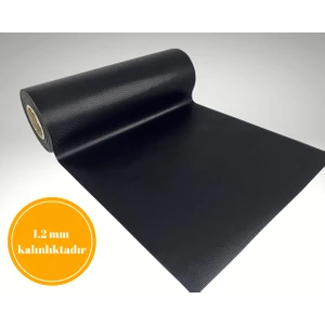 48 Cm X 1 M Siyah Çizgi Desenli Suni Deri, Çekmece içi Kaydırmaz Çekmece Halısı, raf örtüsü