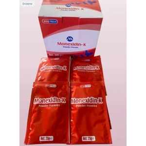 Monexidin-K Antikoksidial Tavuk Güvercin Kanlı Ishal Önleyici 100 gr (4 adet 25 g şase)