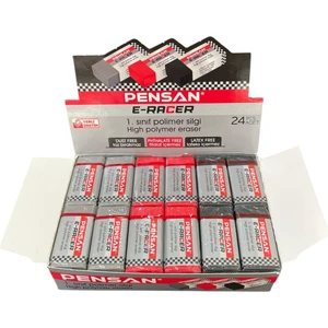 E-Racer  Renkli Silgi 24 'lü ( 1 Paket )