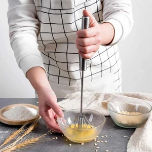 Pratik Paslanmaz Basmalı Otomatik Manuel Çırpıcı El Mikseri