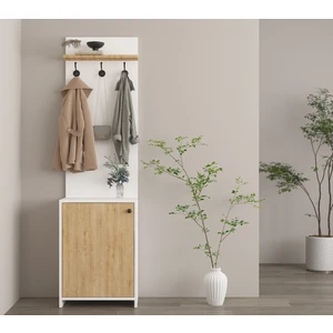 Beyaz- Safir Meşe Portmanto