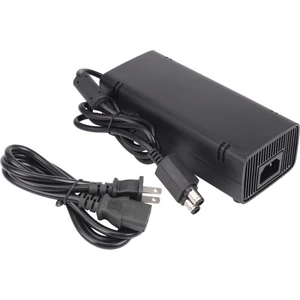Xbox 360 Slim Için Ac Adaptör Güç Kaynağı Tuğla Güç Kaynağı 135W Güç Kaynağı Şarj Kablosu Xbox 360 Slim Konsol Için 100-120V-SIYAH Abd Tak (Yurt Dışından)