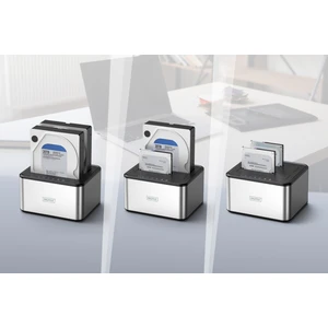 Dıgıtus USB 3.0 Çift Sata HDD Yerleştirme Istasyonu 2.5"/ 3.5 + Disk Klonlama