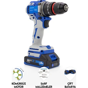 36 V 10 mm Blue Çelik Mandren