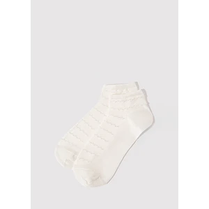 Ekru Patik Çorap 1912895-70053