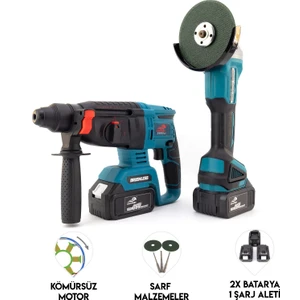 36 Volt Şarjlı Kırıcı Delici Ve Şarjlı Spral