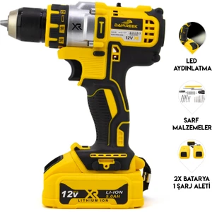 10MM Çelik Mandren Vidalama DW3P