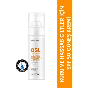 Omega Skin Lab - Kuru Ve Hassas Ciltler İçin Spf 50 Güneş Kremi - Ultrafluid Sensitive Spf50 50 ml