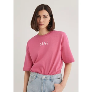 Mavi Logo Baskılı Pembe Tişört 1611593-84680